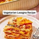 Butternut squash lasagna pin image 2.