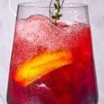 Tart cherry mocktail pin image 2.