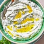 Mint yogurt sauce pin image 2.