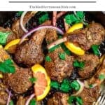 Lamb chops recipe pin image 1.