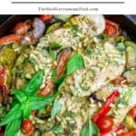 Pesto Chicken pin image 1.