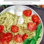 Pesto pasta pin image 1.