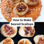 Seared scallops pin image 3.
