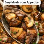 Spanish garlic mushrooms pin image 2.