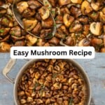 Spanish garlic mushrooms pin image 3.