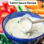 Tahini Sauce pin image 2.