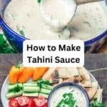 Tahini Sauce pin image 3.
