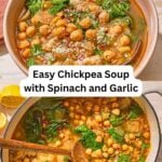 Spinach soup pin image 3.