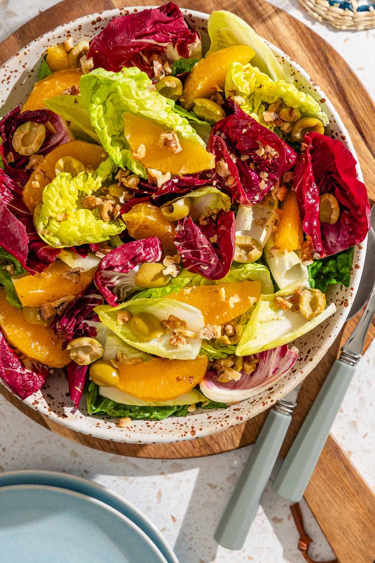 Orange Salad with Endive and Radicchio