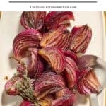 Roasted red onions pin image 1.