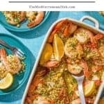 Shrimp Oreganata pin image 1.