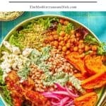 Sweet potato bowl pin image 1.