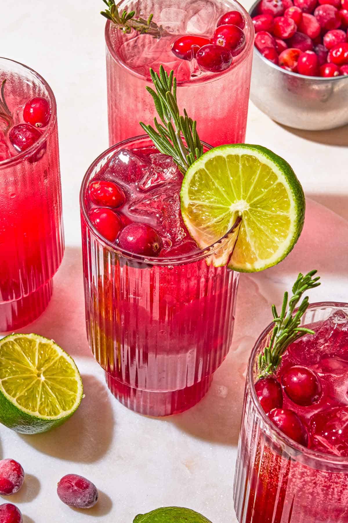 Cranberry Rosemary Mocktail