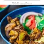 Chicken Shawarma Salad Bowls pin image 1.