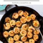 honey garlic shrimp pin image 1.