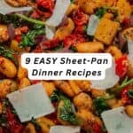 Sheet pan dinner recipes pin image 2.