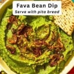 Fava bean dip pin image 2.