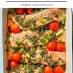 Greek Salmon Recipe Pin Image 3.