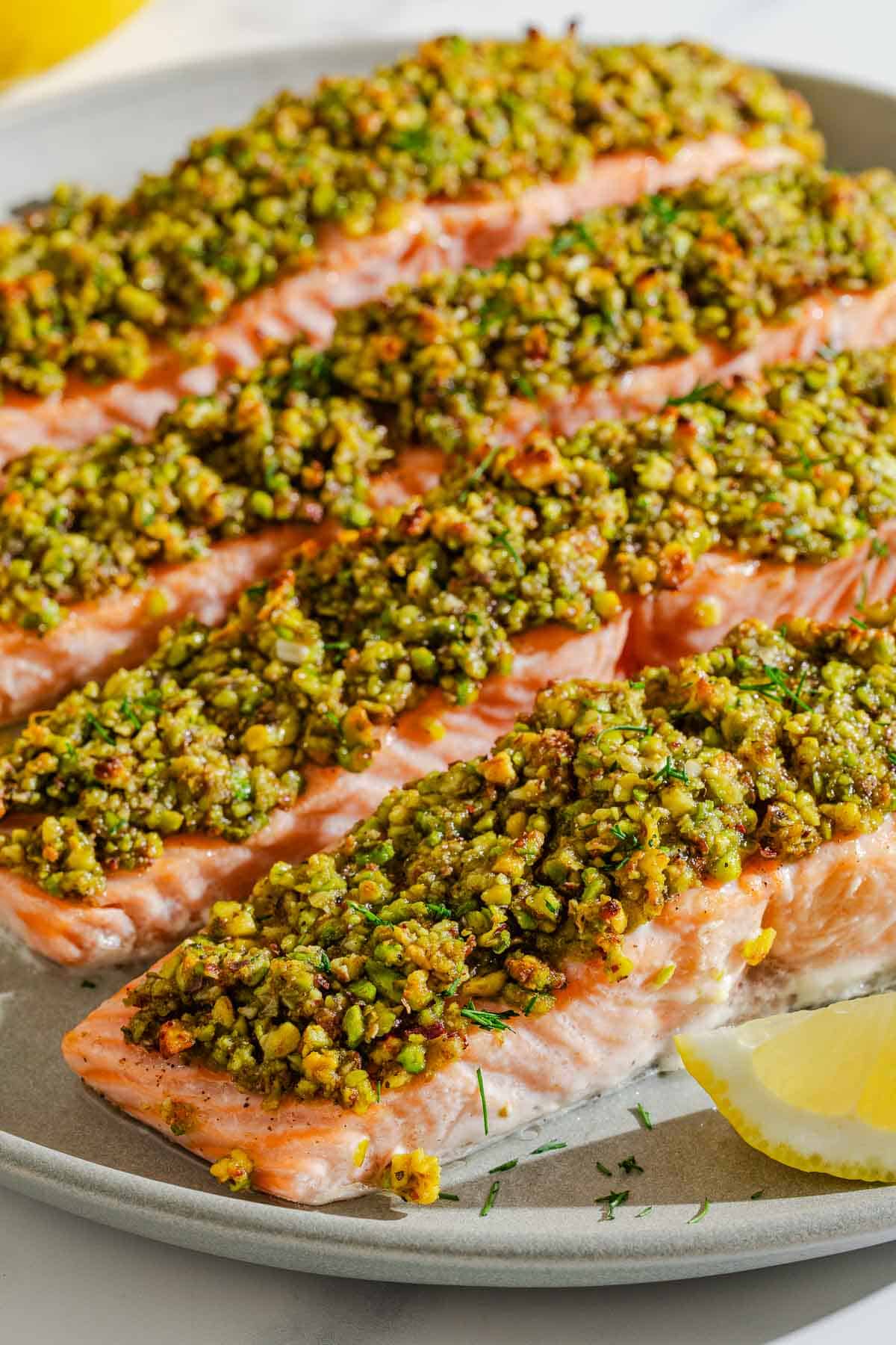 Pistachio Crusted Salmon