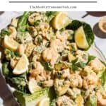 Shrimp salad pin image 1.