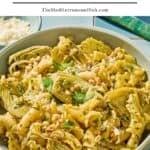 Artichoke pasta pin image 1.
