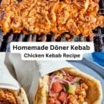 Doner kebab recipe pin image 3.