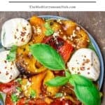 Roasted peppers pin image 1.