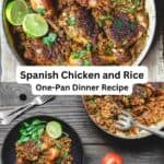 Spanish chicken and rice pin image 3.