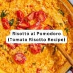 Tomato risotto pin image 2.