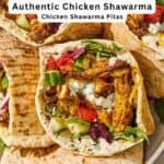 Chicken shawarma pin image 2.