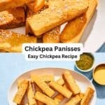 Chickpea Panisses pin image 3.