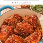 Honey mustard chicken pin image 1.