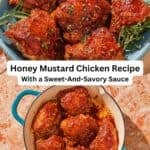 Honey mustard chicken pin image 3.