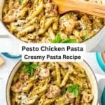 Pesto Chicken Pasta pin image 3.
