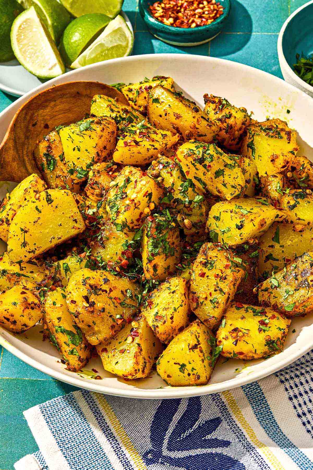 Batata Harra: Middle Eastern Spicy Potatoes
