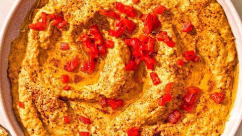 red pepper hummus dressing Roasted Red Pepper Hummus