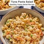 Tuna pasta salad pin image 2.