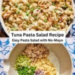 Tuna pasta salad pin image 3.