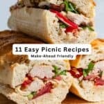Best picnic recipes pin image 2.