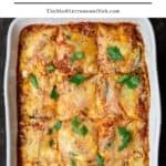 Eggplant lasagna pin image 1.