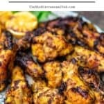 Chicken wing marinade pin image 1.