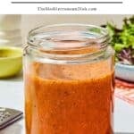 Italian salad dressing pin image 1.