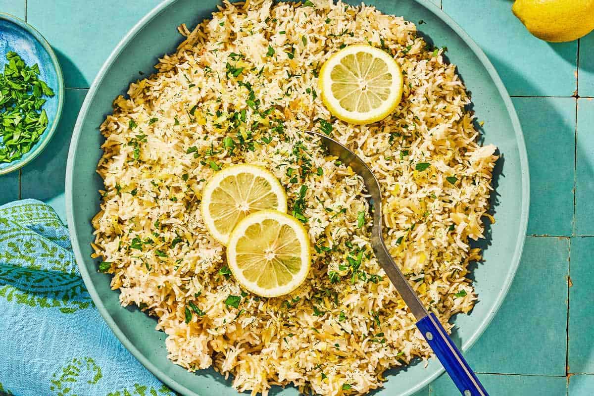 Greek Lemon Rice Recipe