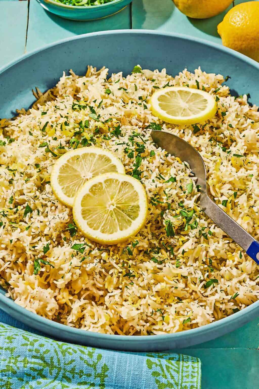 Greek Rice Recipe Rice Cooker Greek Lemon Rice Recipe