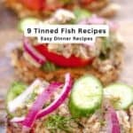 Tinned fish dinners pin image 2.