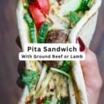 Kofta pita pin image 2.
