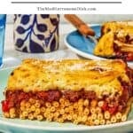 Pastitsio Recipe pin image 1.