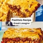 Pastitsio Recipe pin image 3.