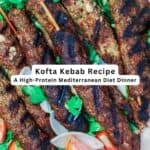 Kofta recipe pin image 2.