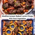 Baked Lamb Chop recipes pin image 3.